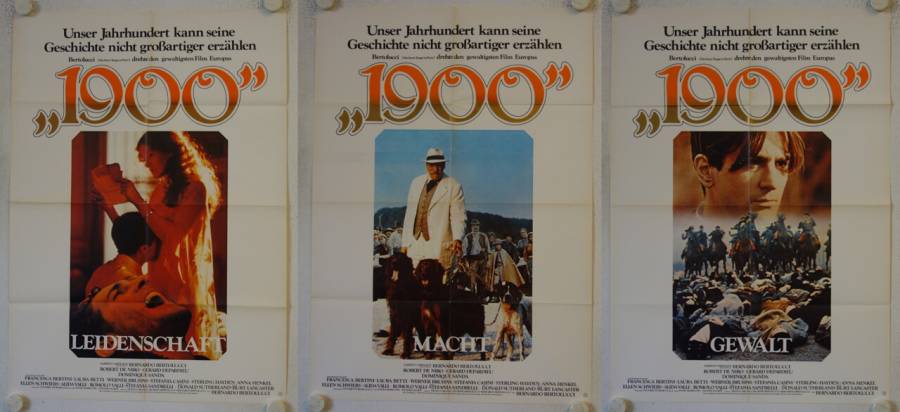 1900 - Novecento originale deutsche Filmplakate (3)